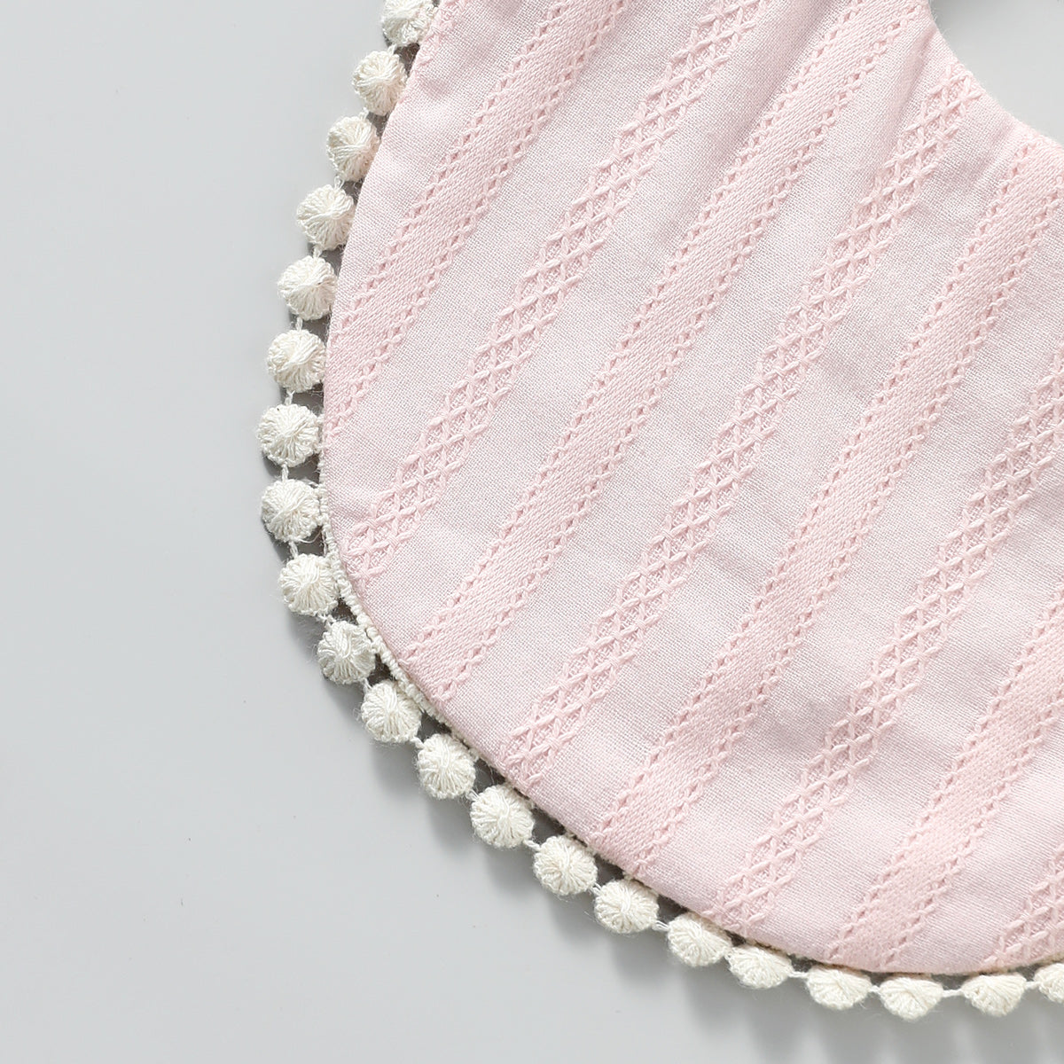 Linen Cotton Baby Bib & Headband Set