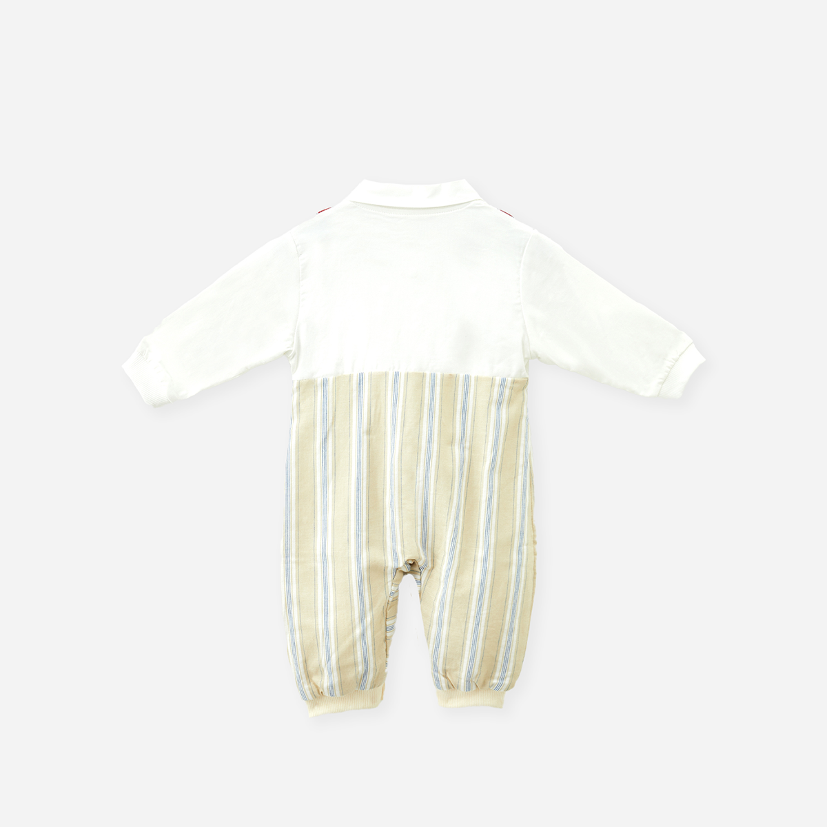 0-12 Months Cotton Suspender Romper