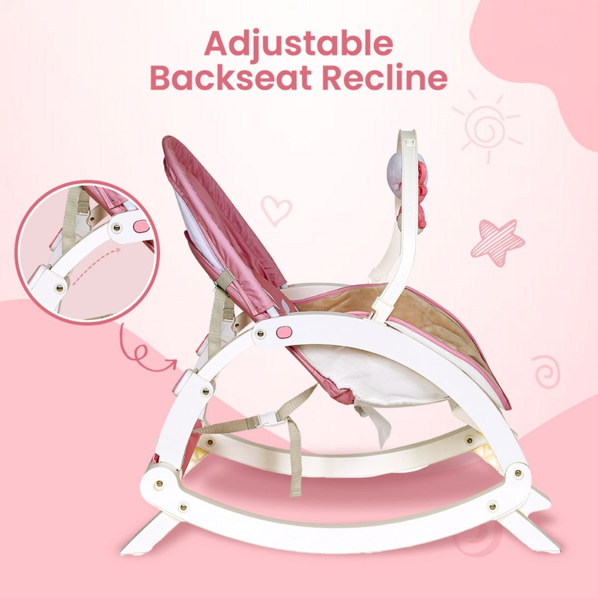 4-in-1 Multi-Functional Baby Rocker