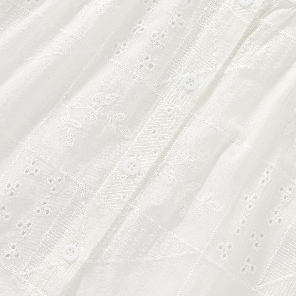 Hollow Out Lapel Shirt