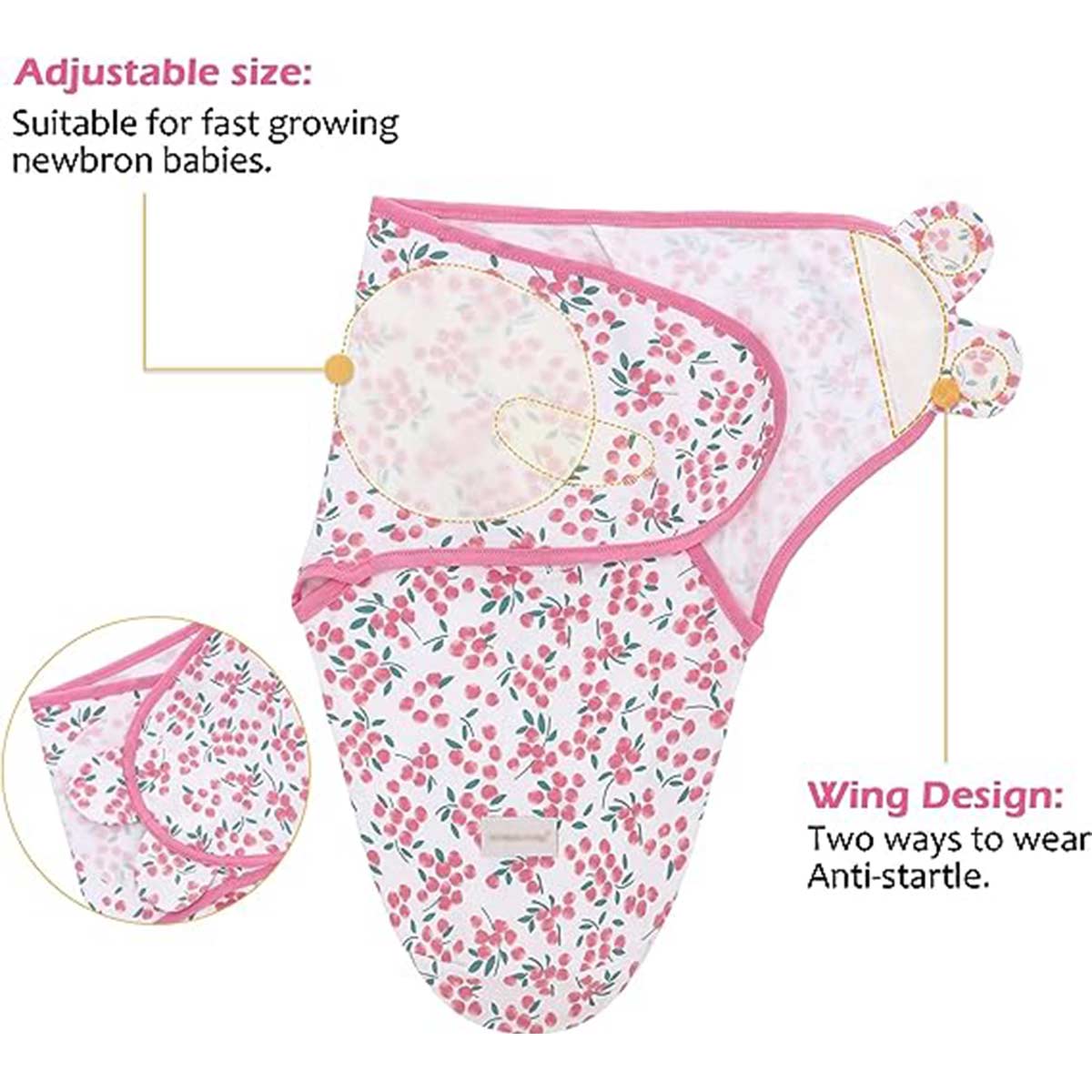 Swaddling sleeping bag