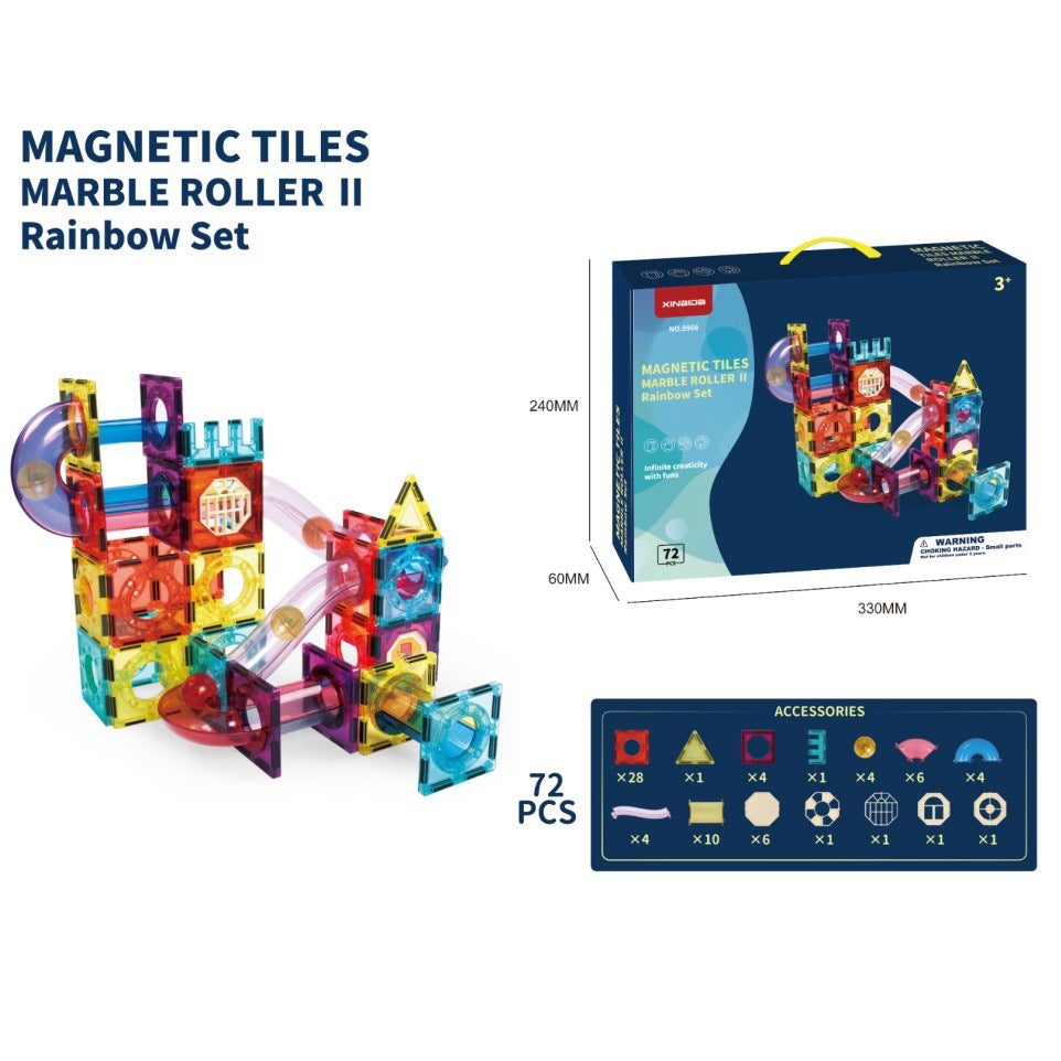Magnetic Pipe Track Set 72pcs