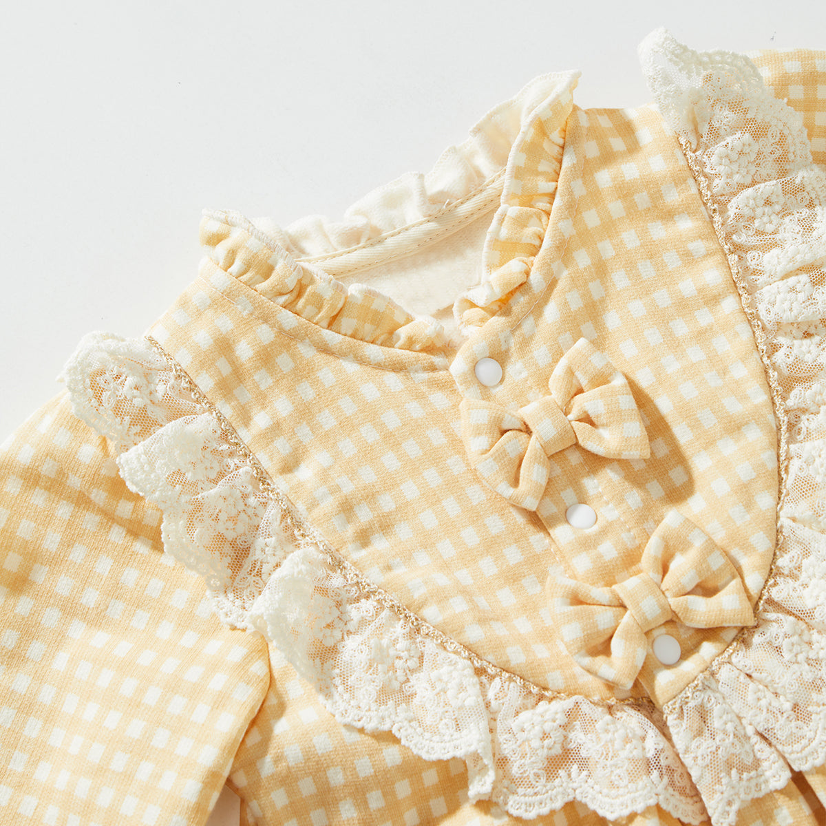 0-12 Months Plaid Fleece Romper