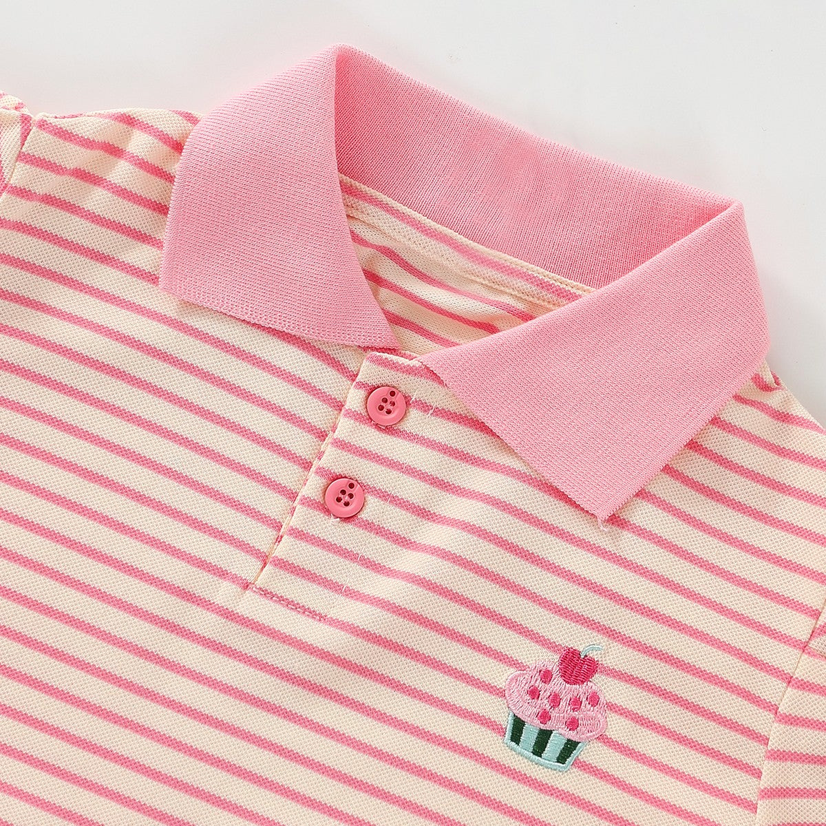 Cake Embroidery Polo Shirt