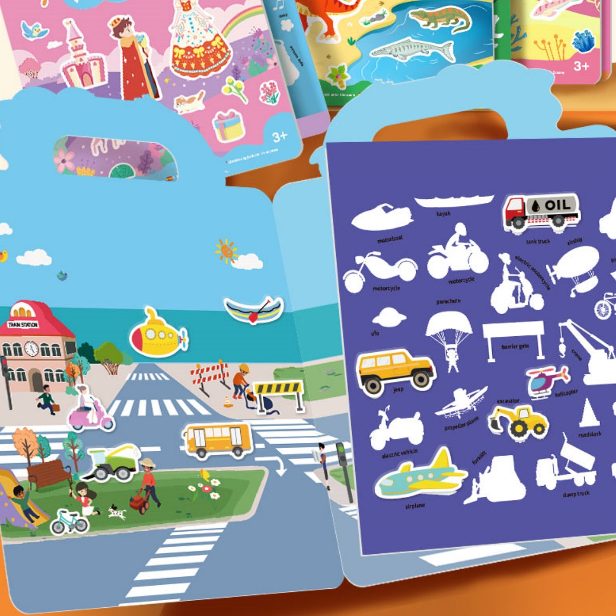 Jelly Stickers & Quiet Book