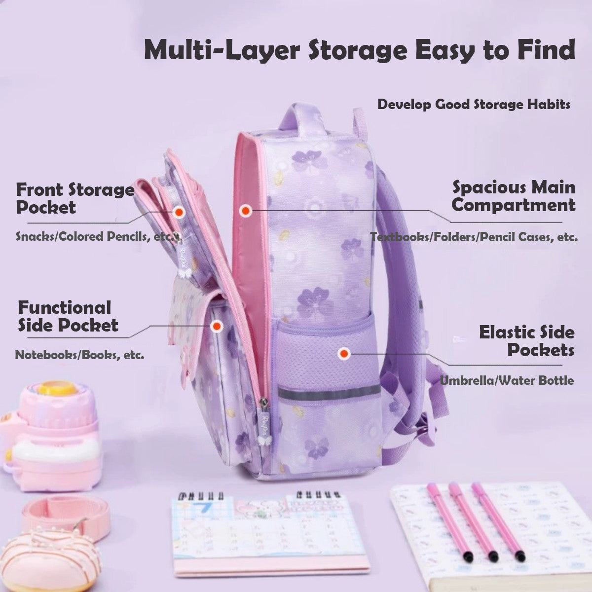 Large-Capacity Lightweight Backpack