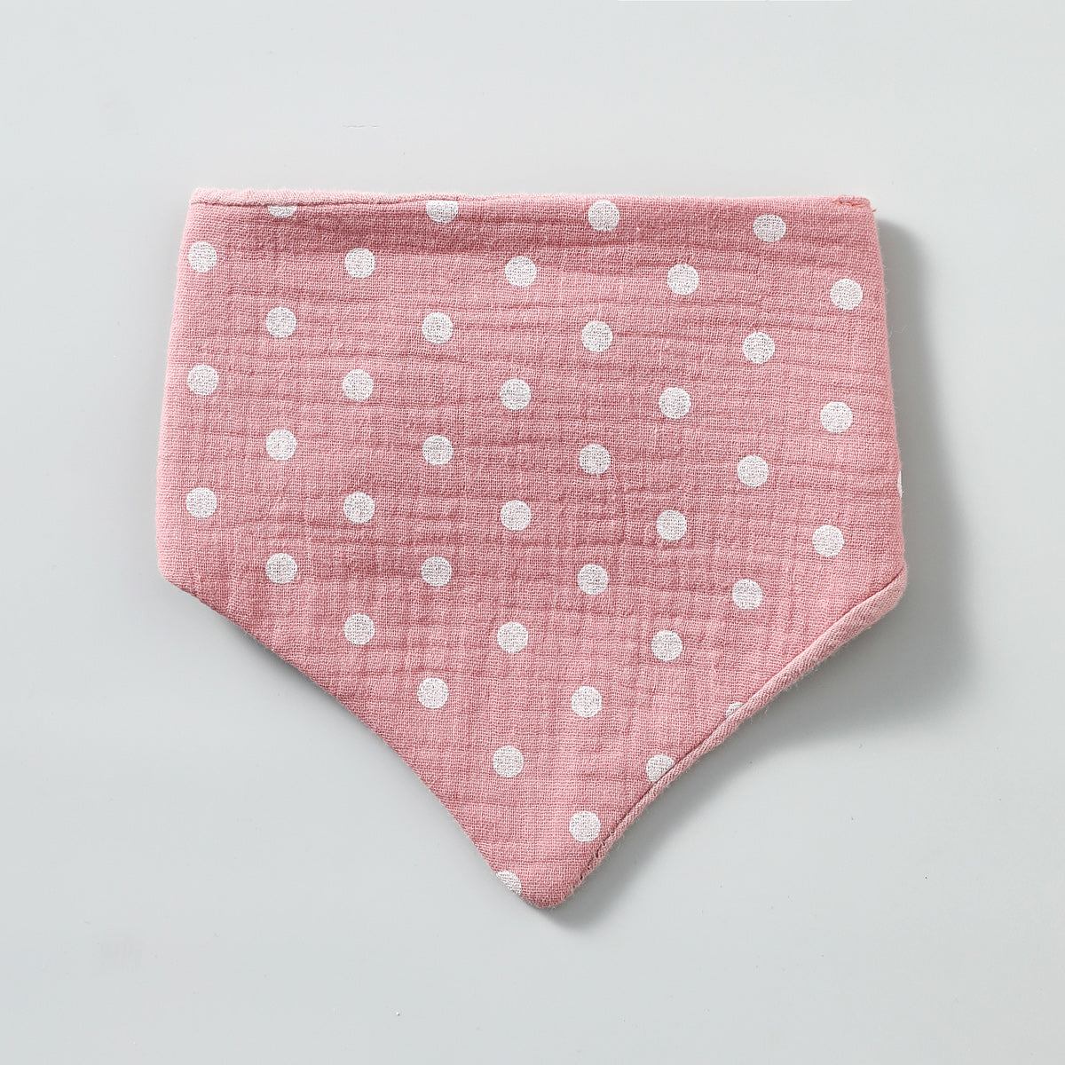Linen Cotton Baby Bib & Headband Set