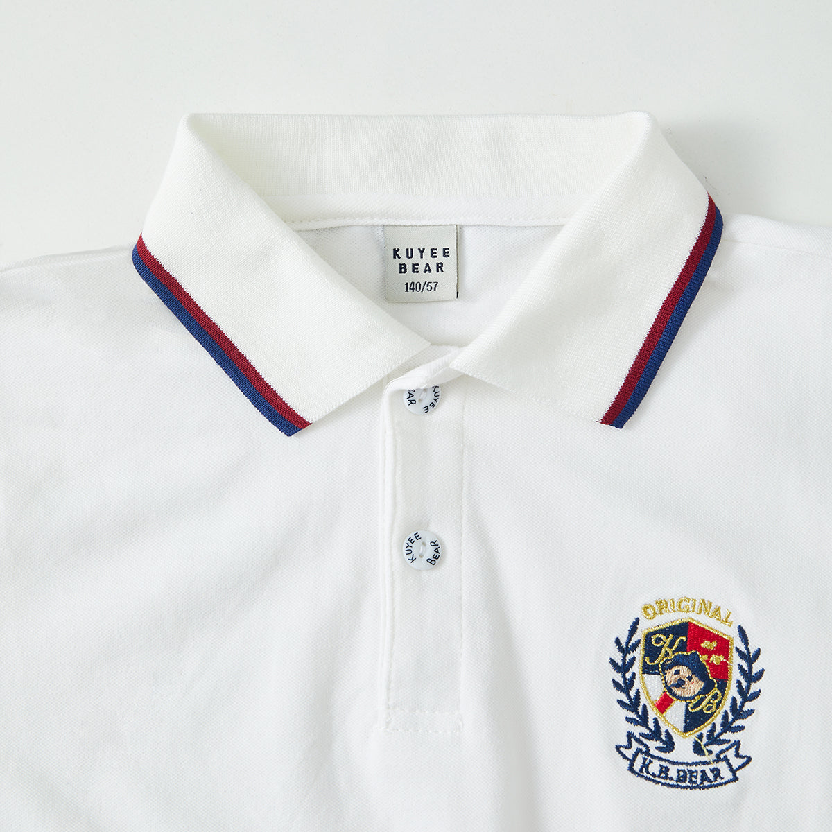 6-12 Years Preppy Style Embroidered Polo Shirt