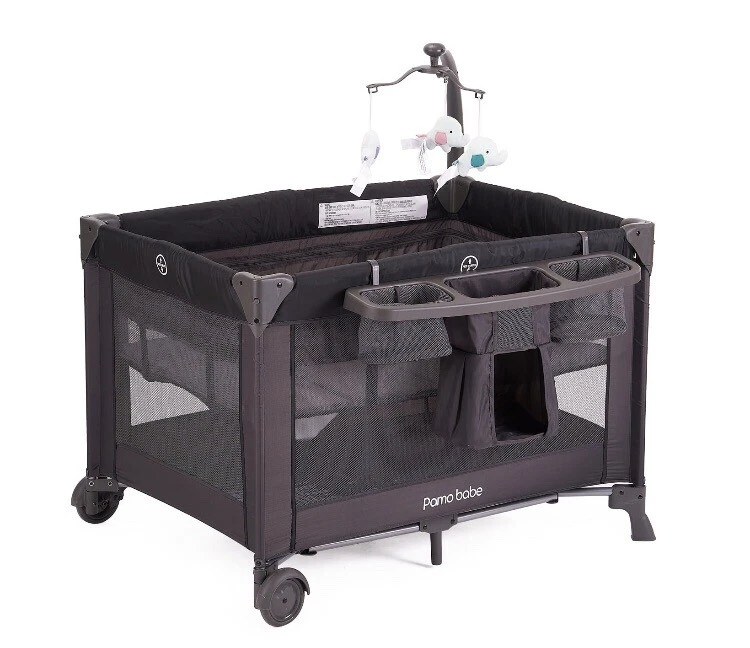 4-in-1 Portable Baby Playard with Bassinet, Changing Table & Travel Crib | Pack and Play