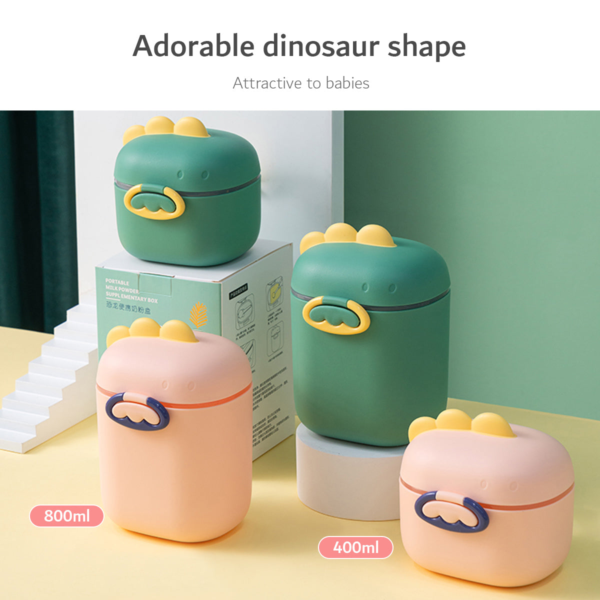 Dinosaur Printed Milk Powder Box