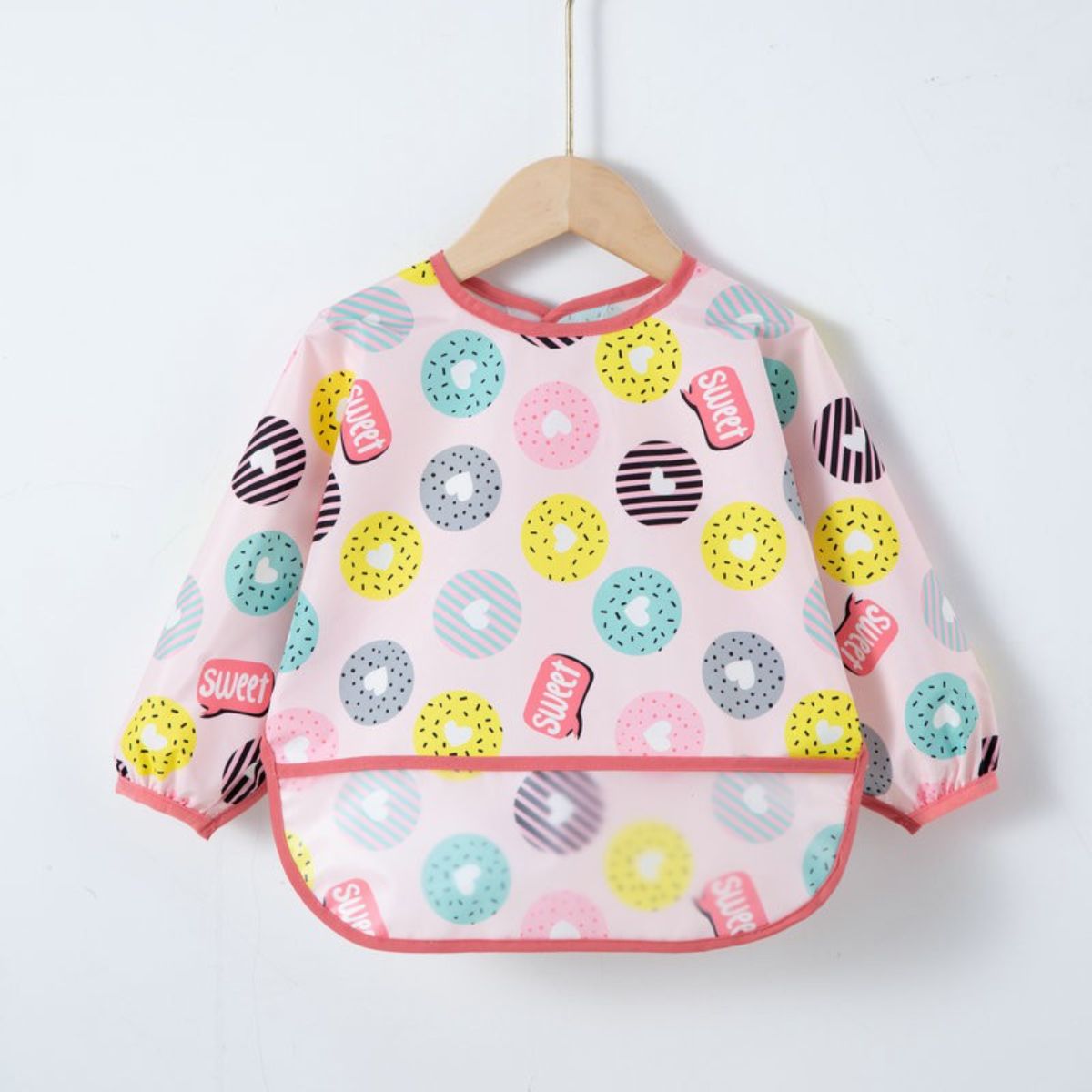Long-Sleeve Waterproof Baby Apron