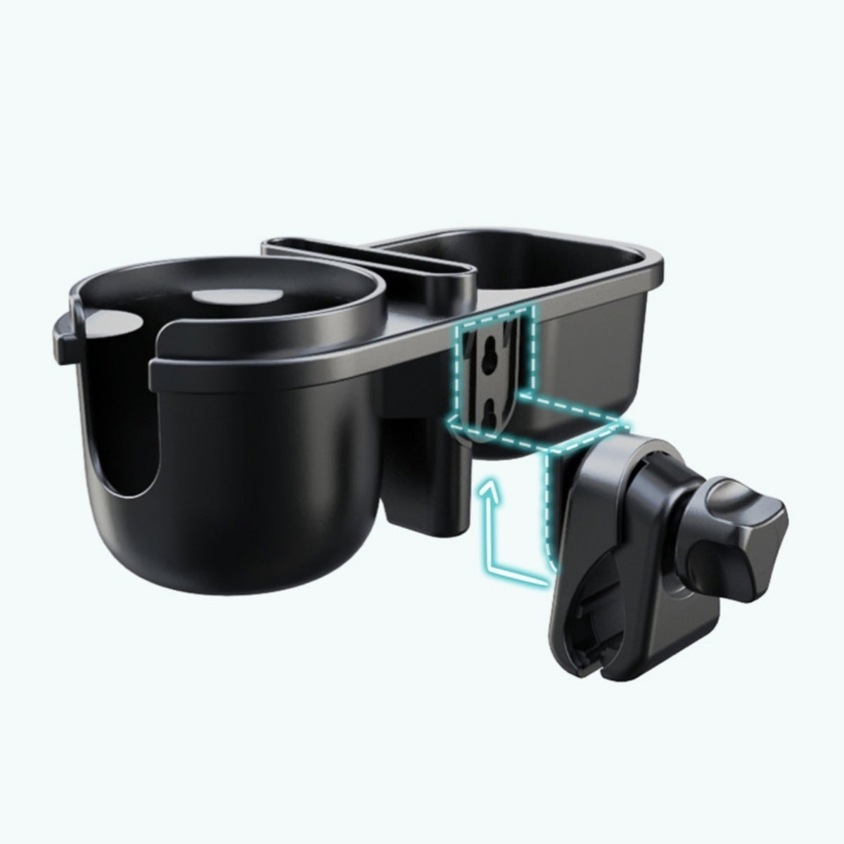 3-in-1 Stroller Cup, Phone & Snack Holder