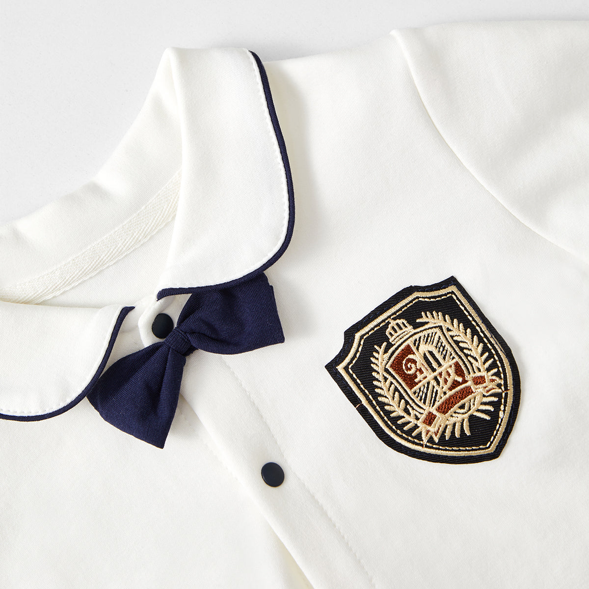 0-12 Months Preppy Style Romper