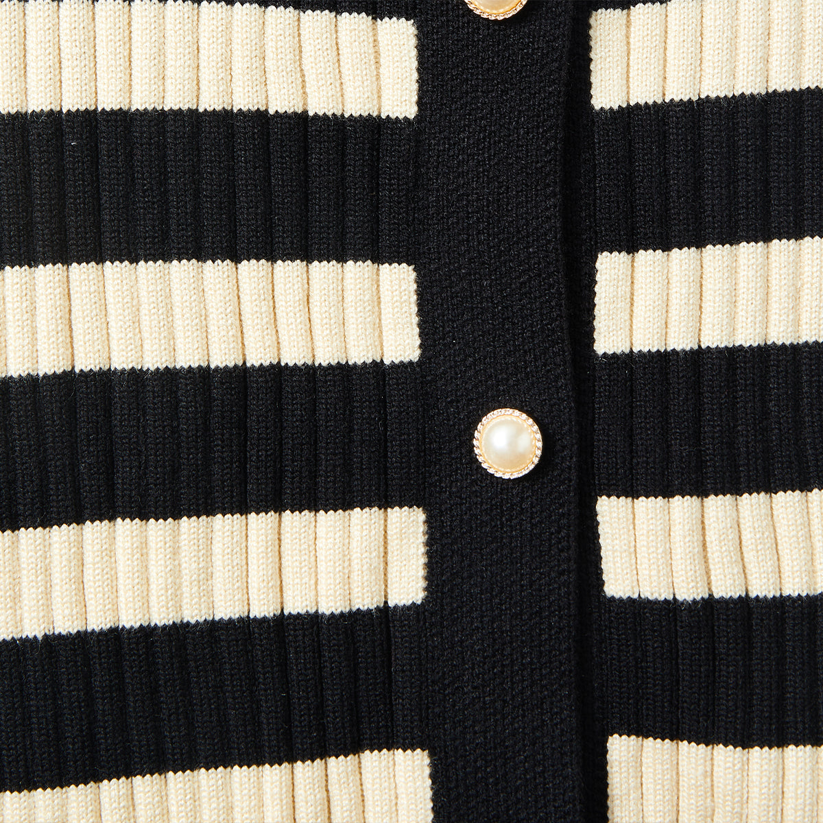 5-10 Years Striped Knit Cardigan