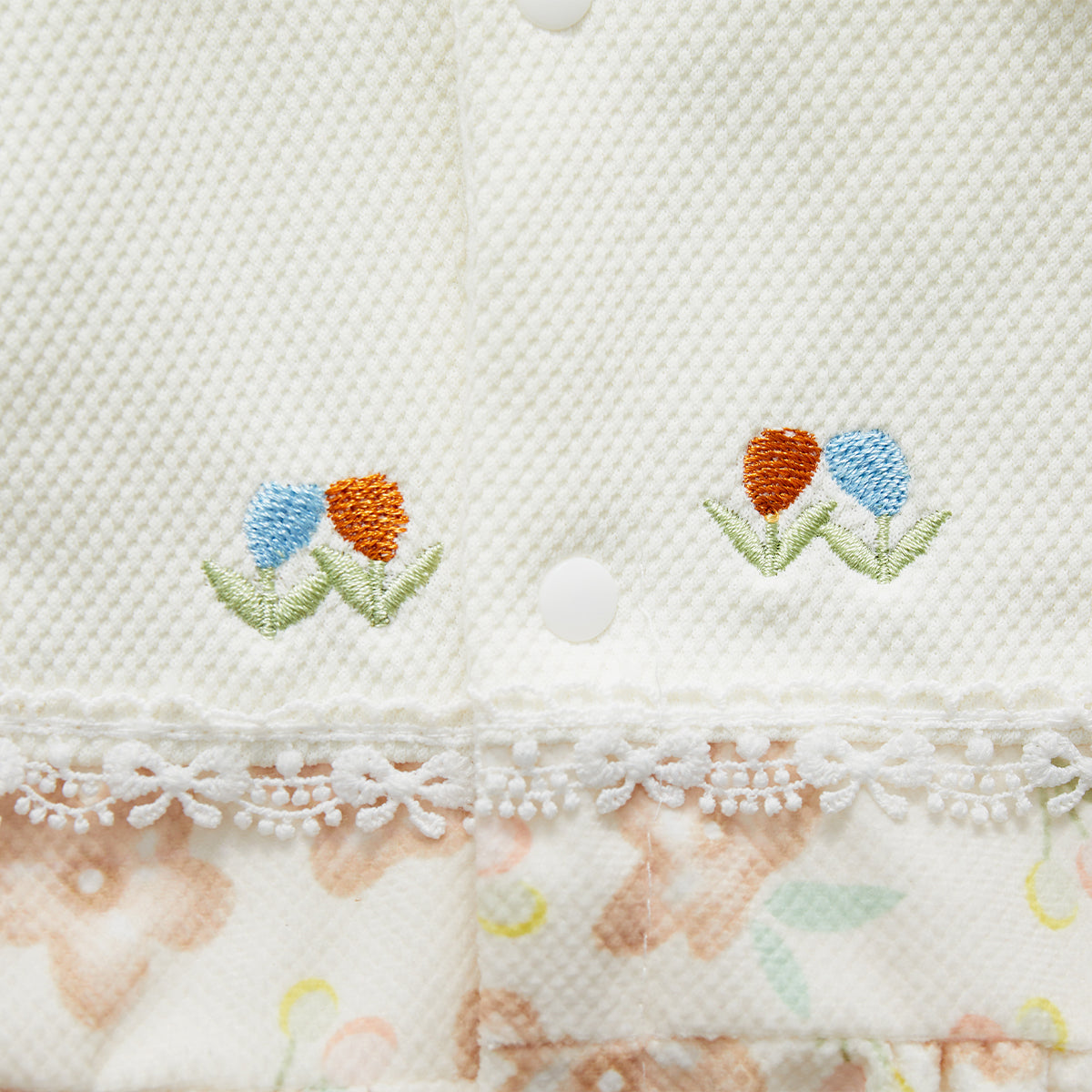 3-18 Months Cotton Double-Layer Romper