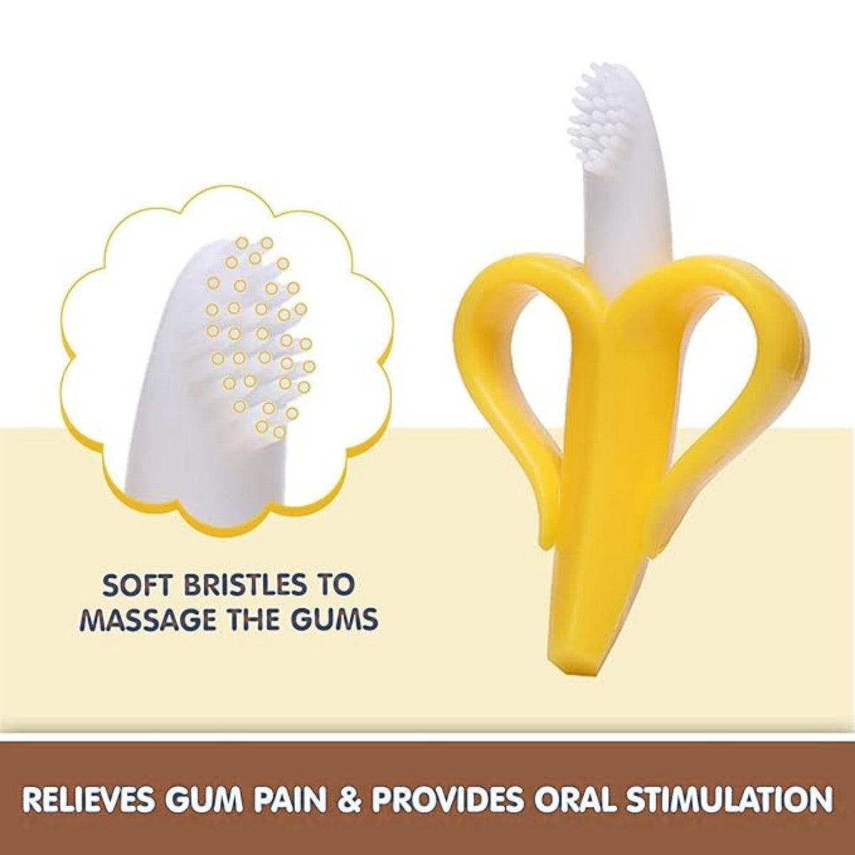 Baby Teether Silicone Molar Stick