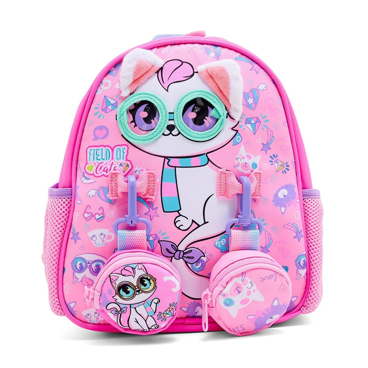 cartoon anime niko kitten backpack Cartoon Cat School Backpack – Hibobi