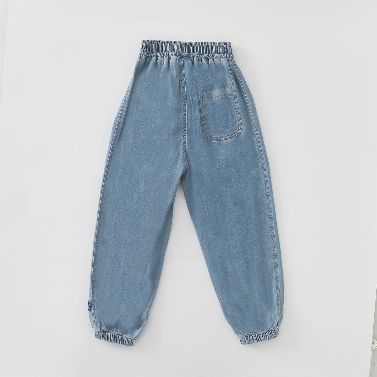 Smiley Face Tencel Denim Pants