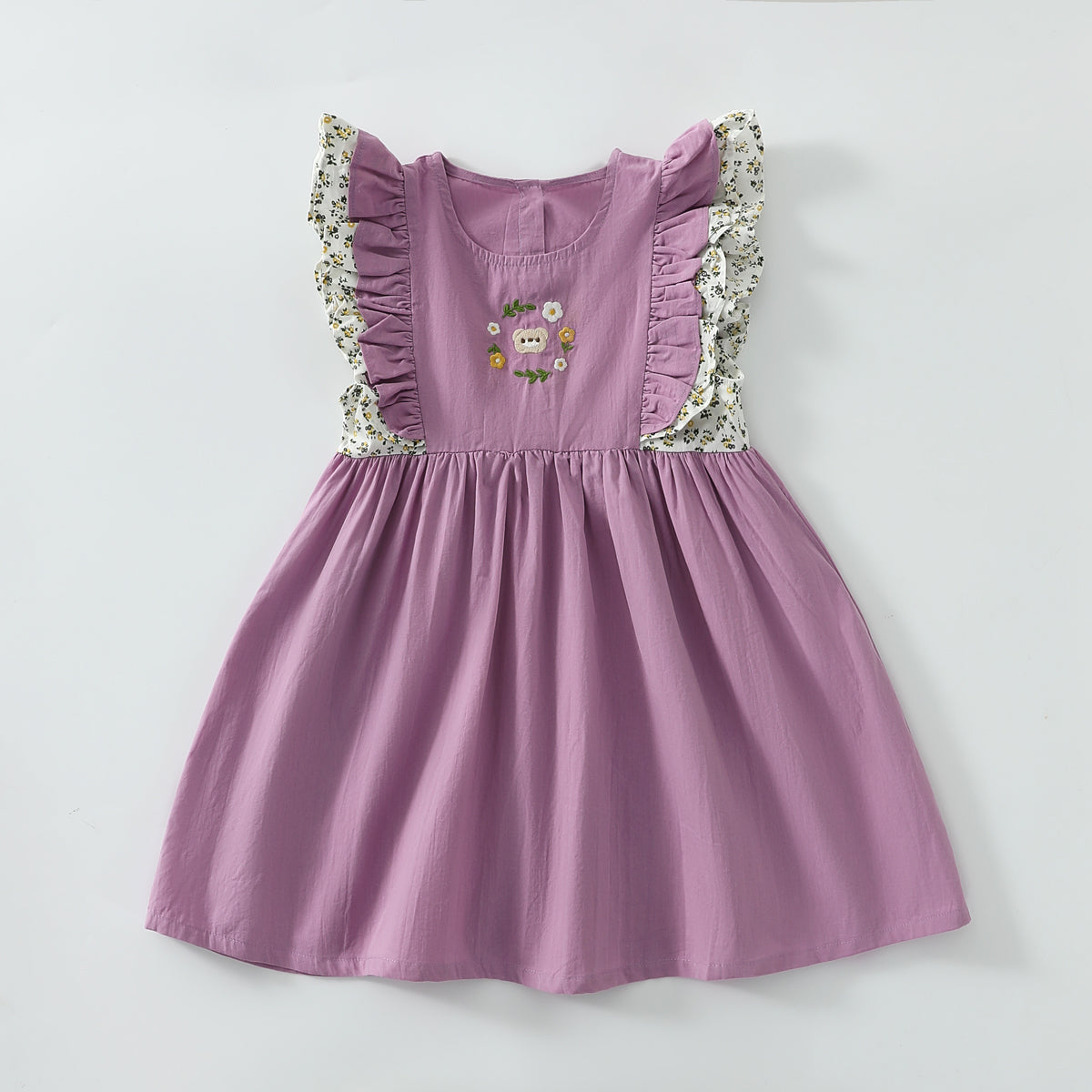 فستان الأميرة الصيفي المزهر للفتيات