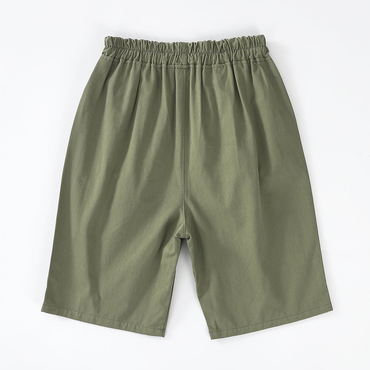 Bear Embroidery Woven Shorts