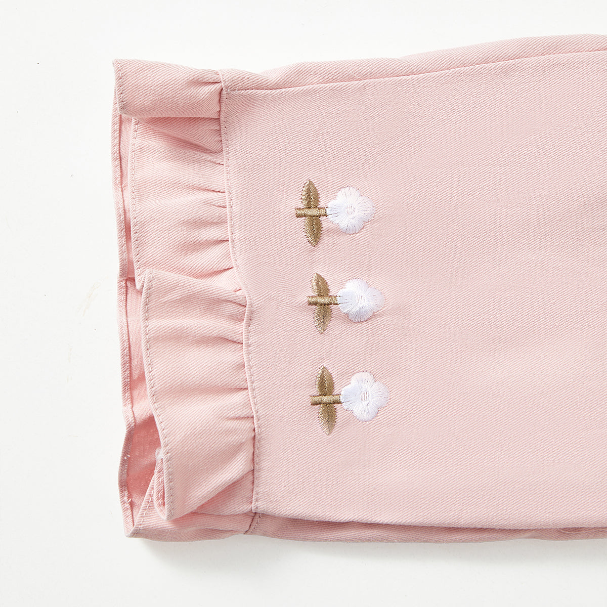 18M–7Y Embroidered Lace Wide-Leg Pants