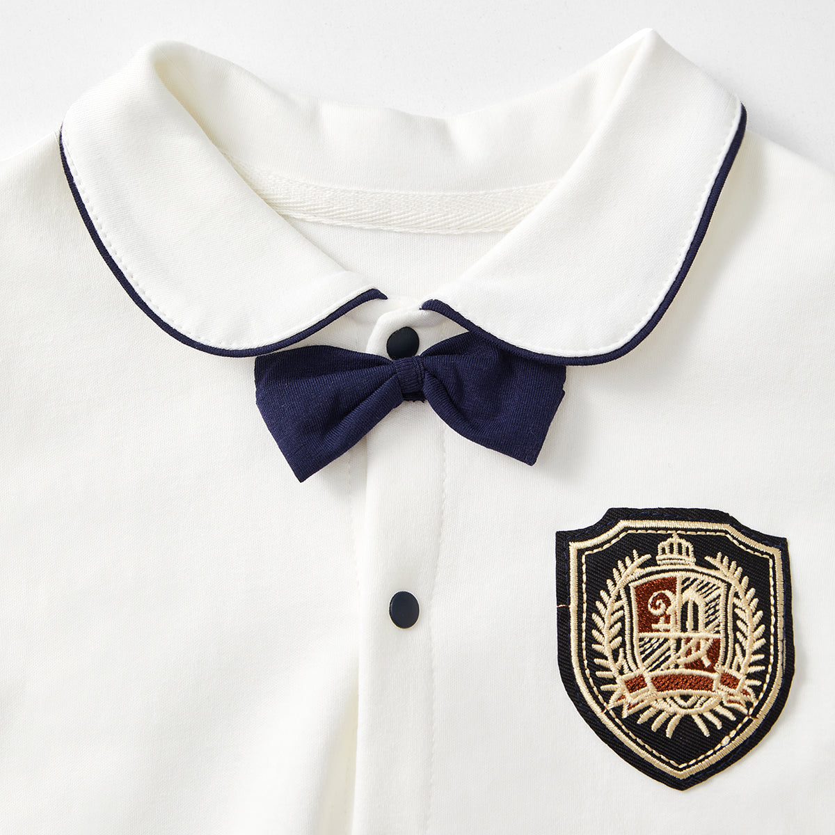 0-12 Months Preppy Style Romper