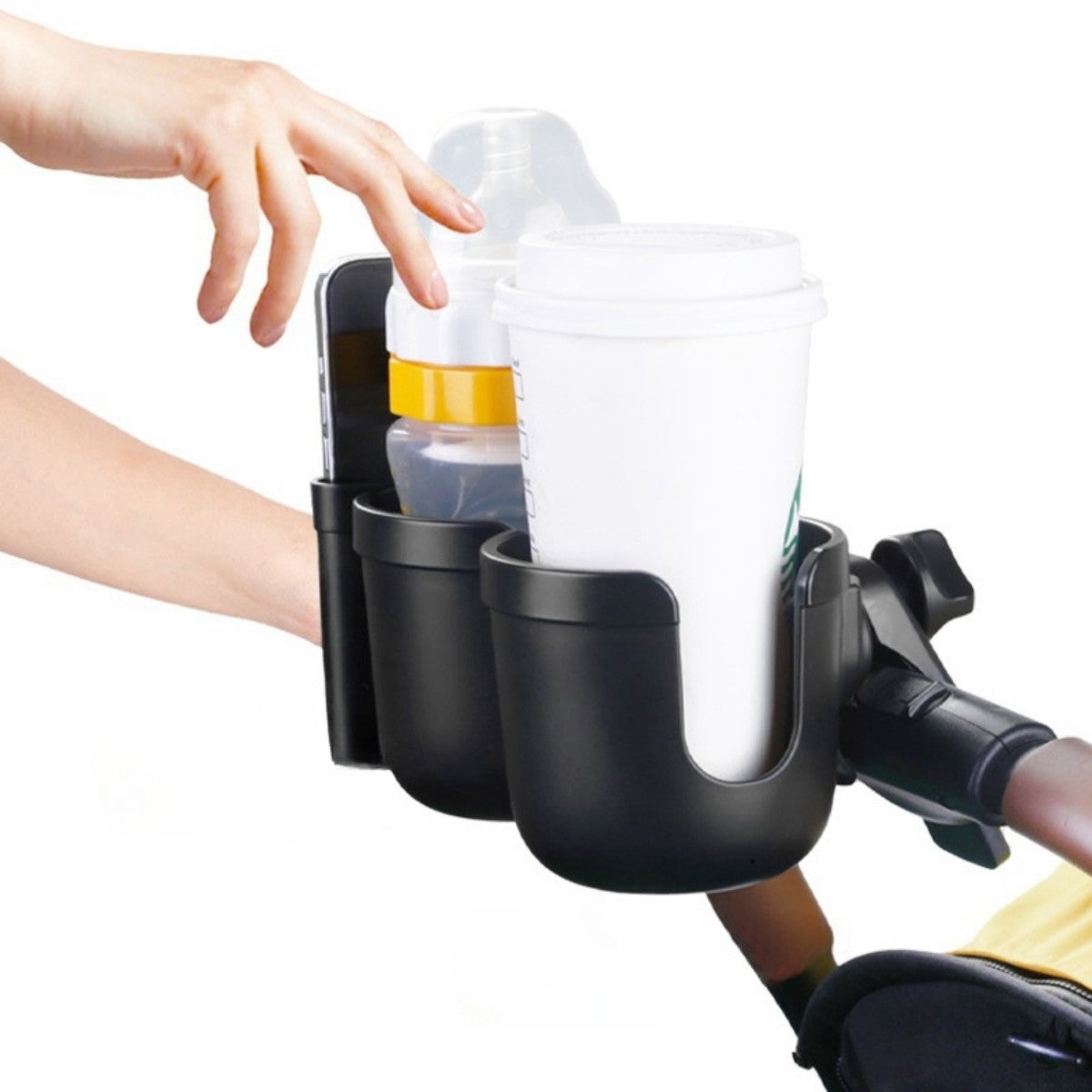 3-in-1 Stroller Cup, Phone & Snack Holder