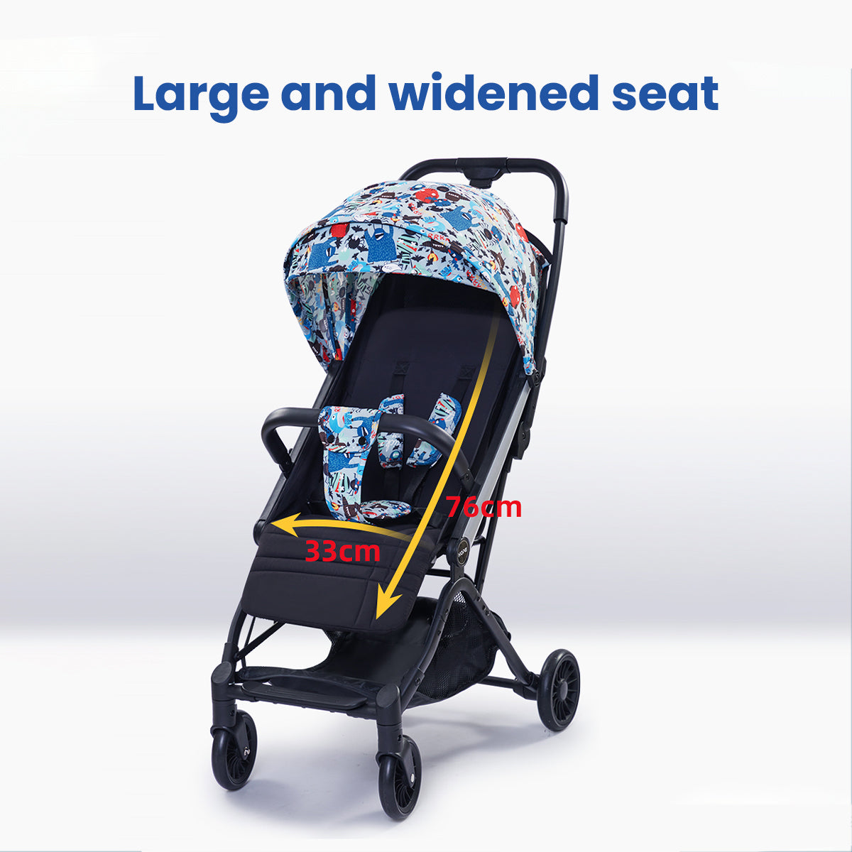 Lightweight Foldable Baby Stroller Sit and Lie Cabin Approved