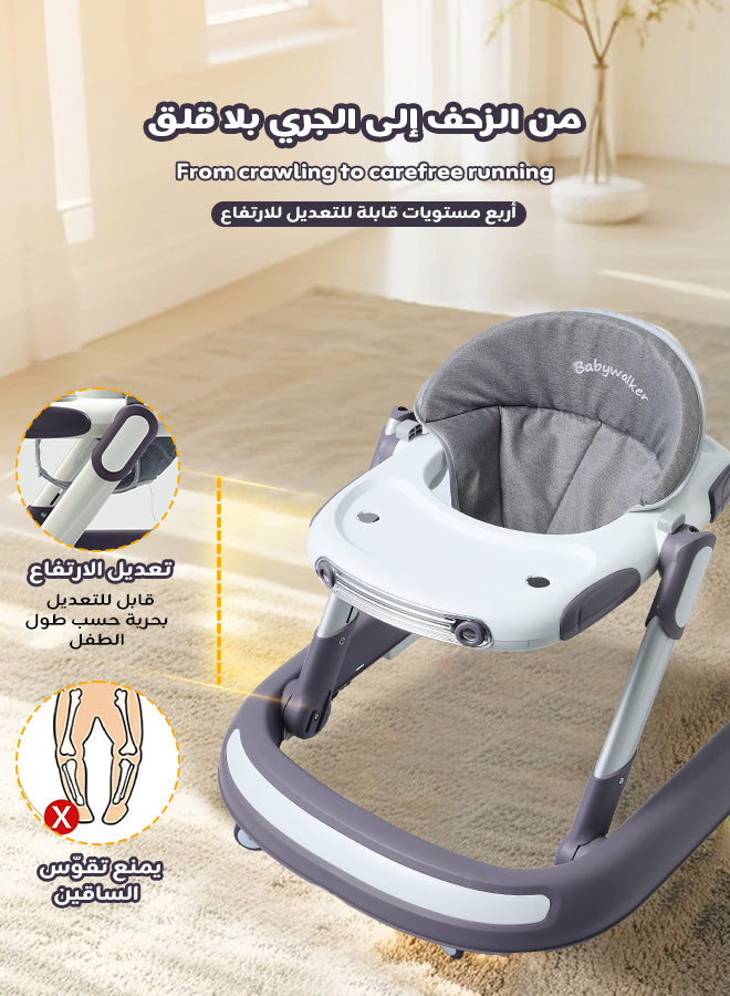 3-in-1 Foldable Baby Walker