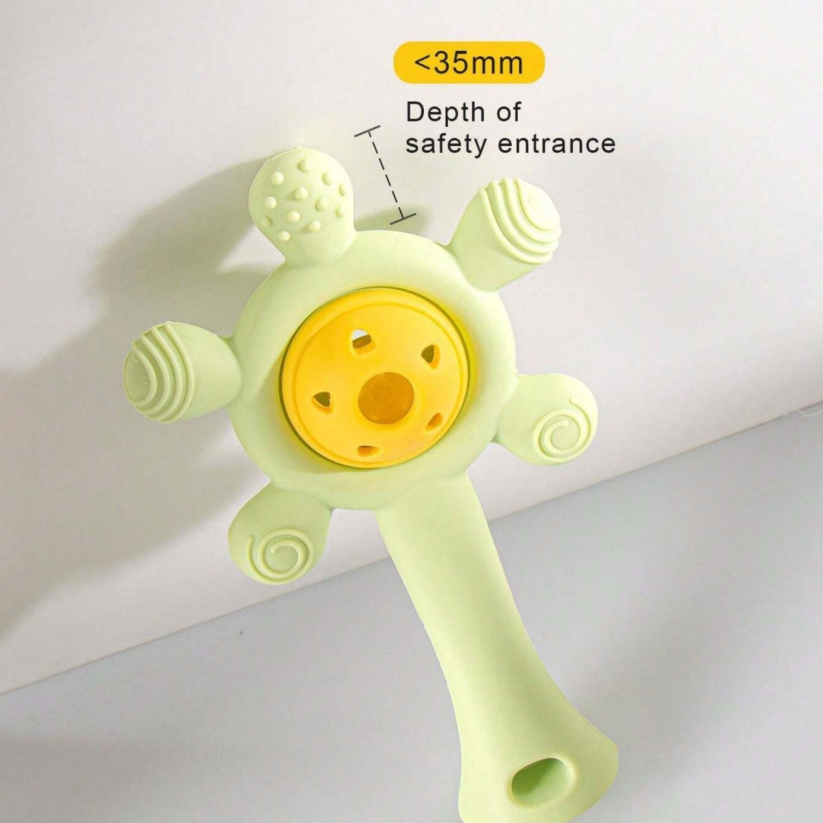 Baby Teething Gel Cartoon Rattle Toy