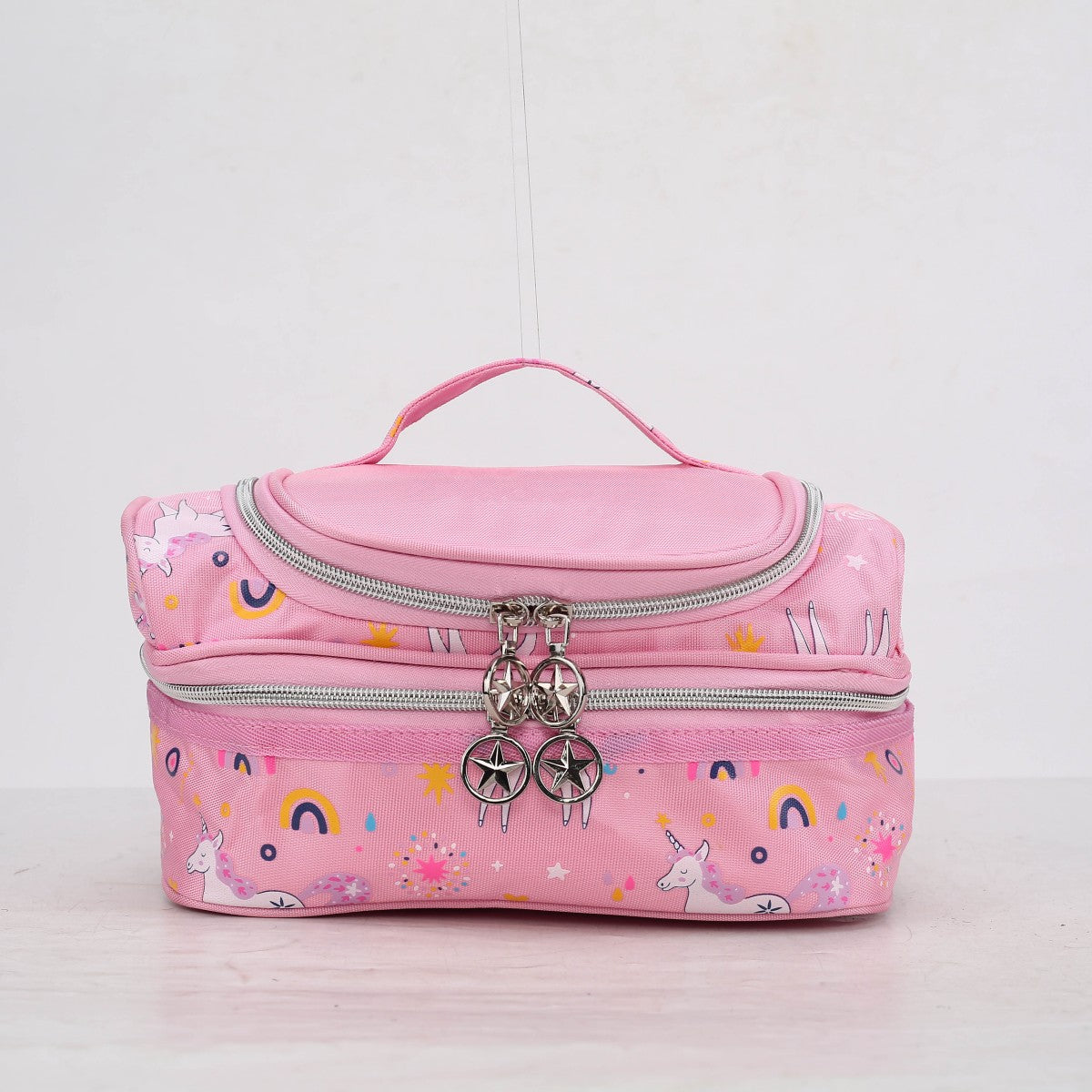 Pink Unicorn Kids School Backpack 4PCS Set