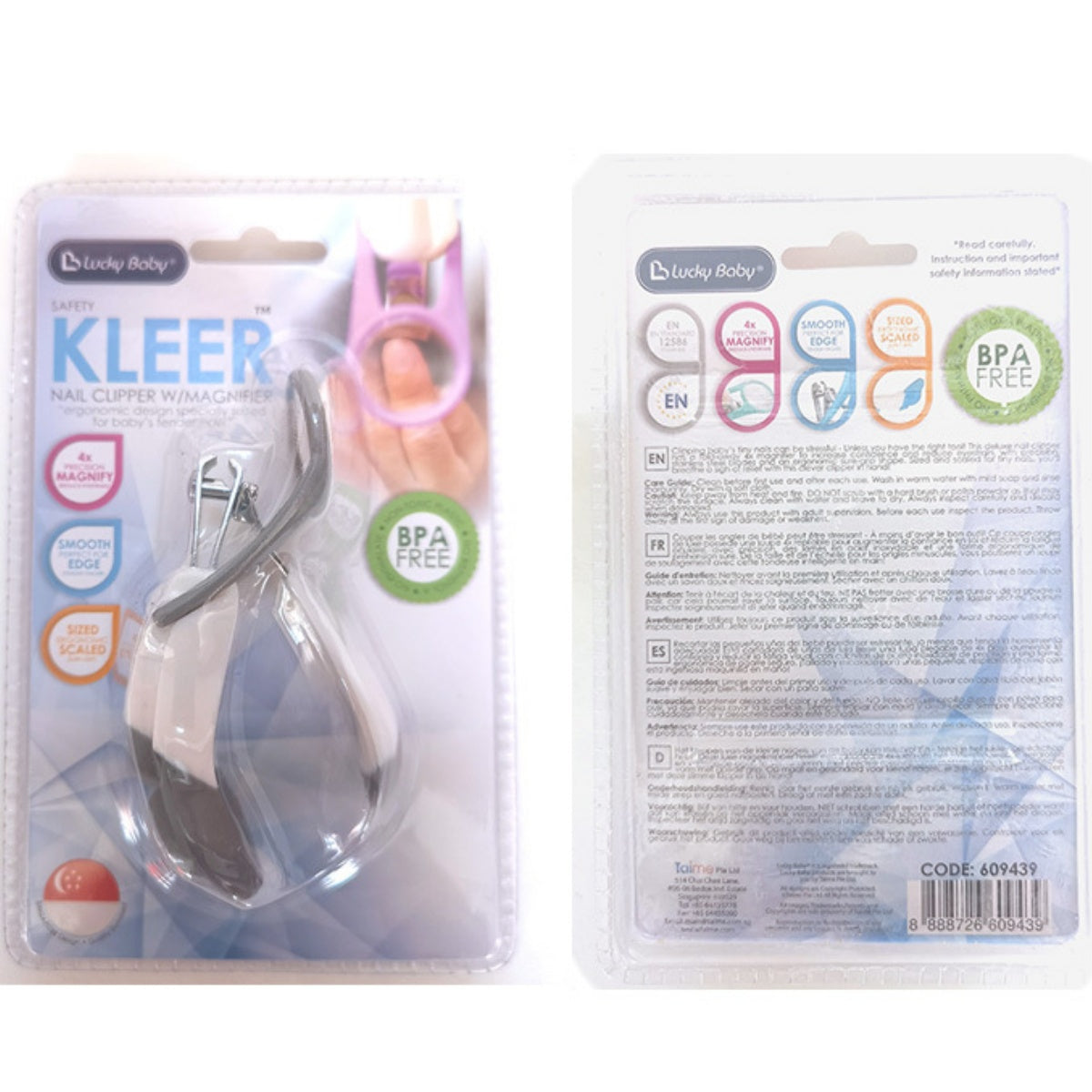 Baby Nail Clipper with Magnifying Glass