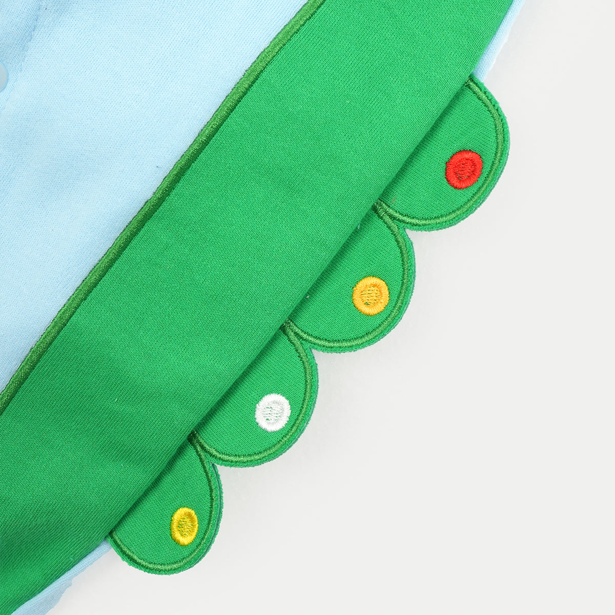 3-18 Months Cotton Faux Two-Piece Romper