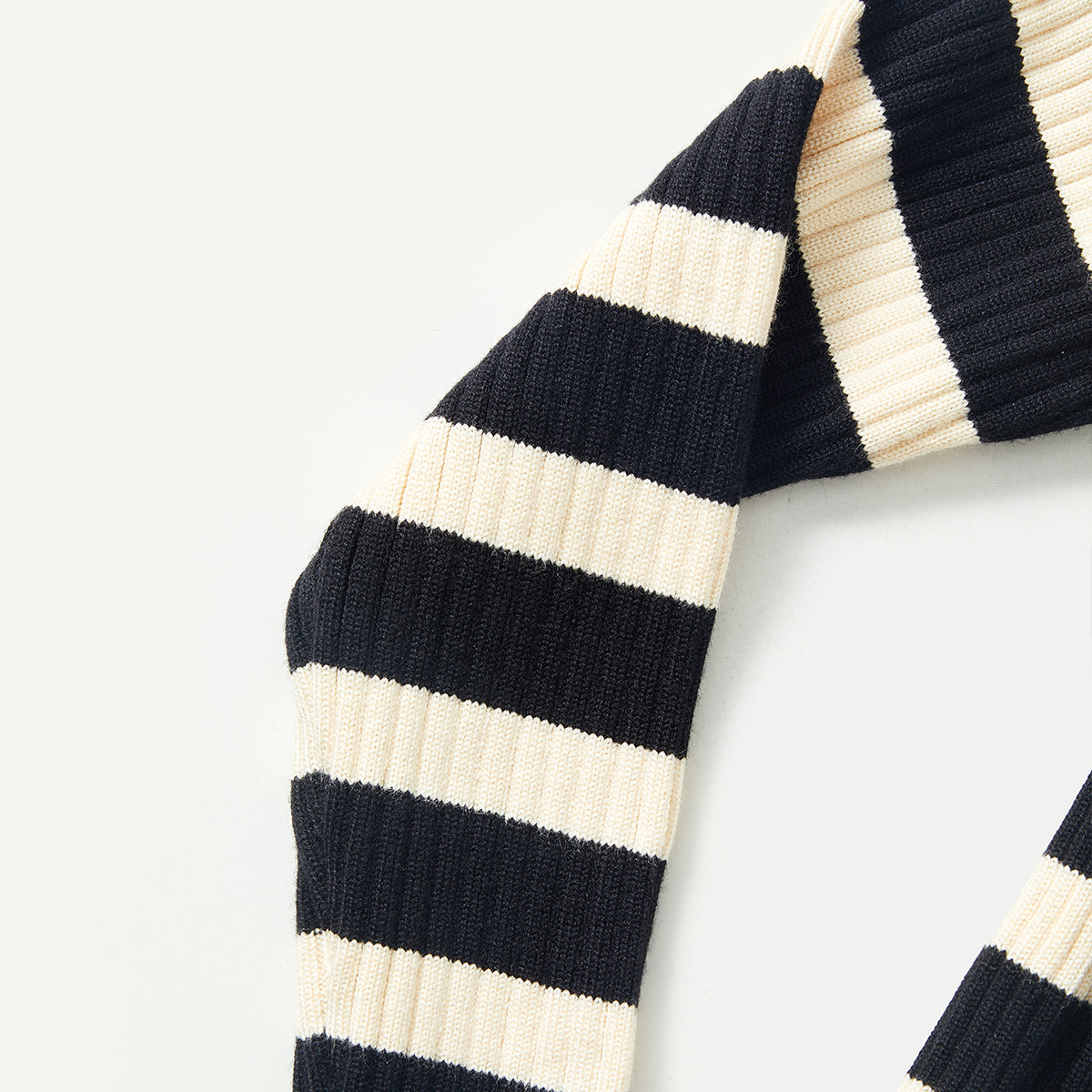 5-10 Years Striped Knit Cardigan