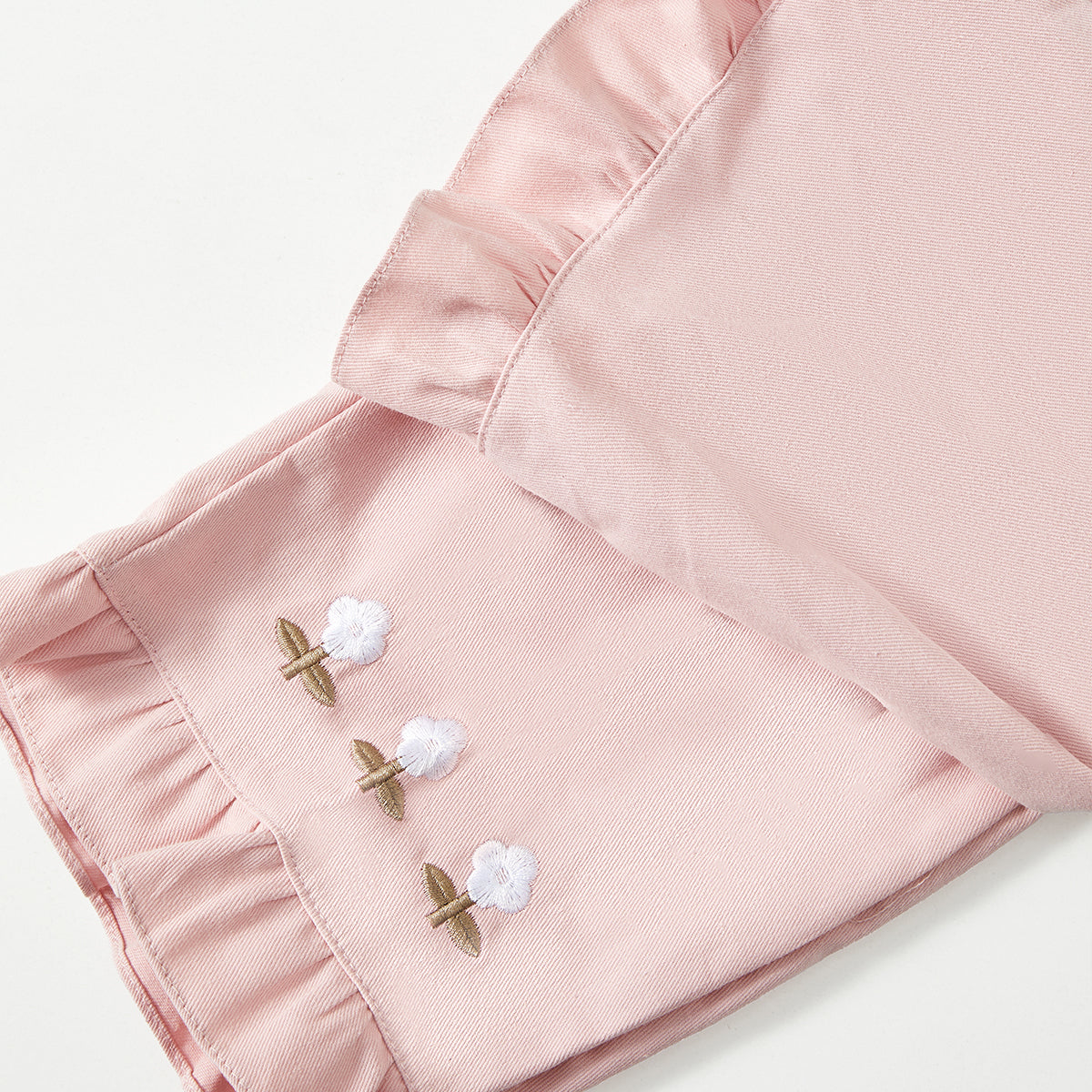 18M–7Y Embroidered Lace Wide-Leg Pants