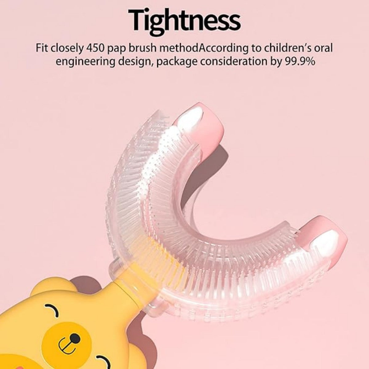U-Shaped Kids Toothbrush with Soft Bristles