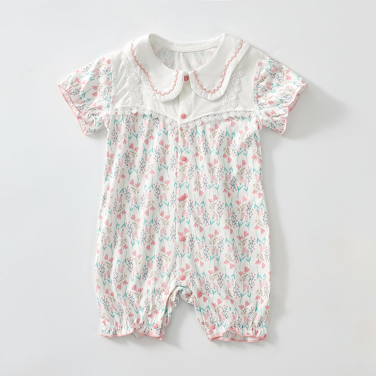 Cotton Princess Style Baby Jumpsuit