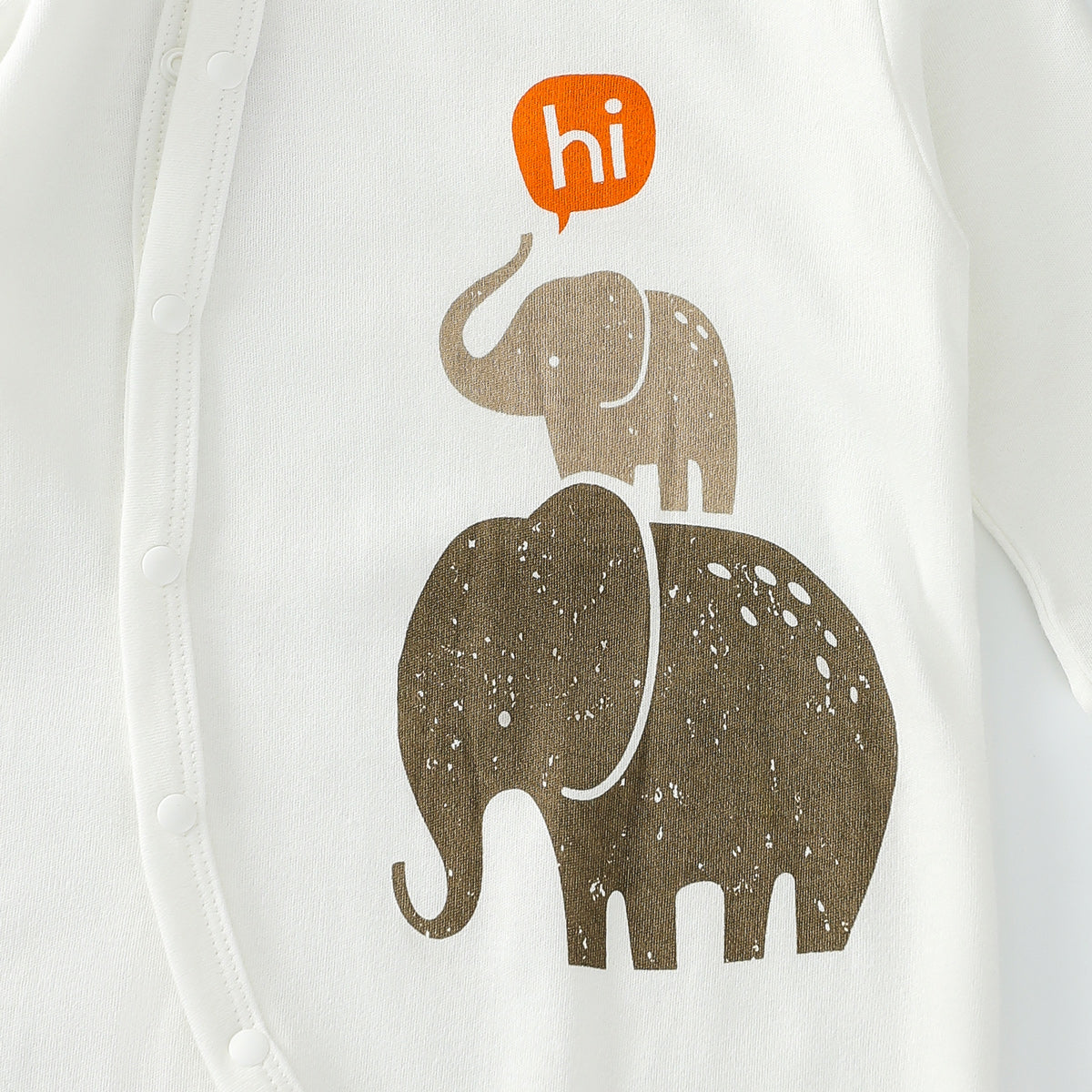 Boneless baby elephant romper