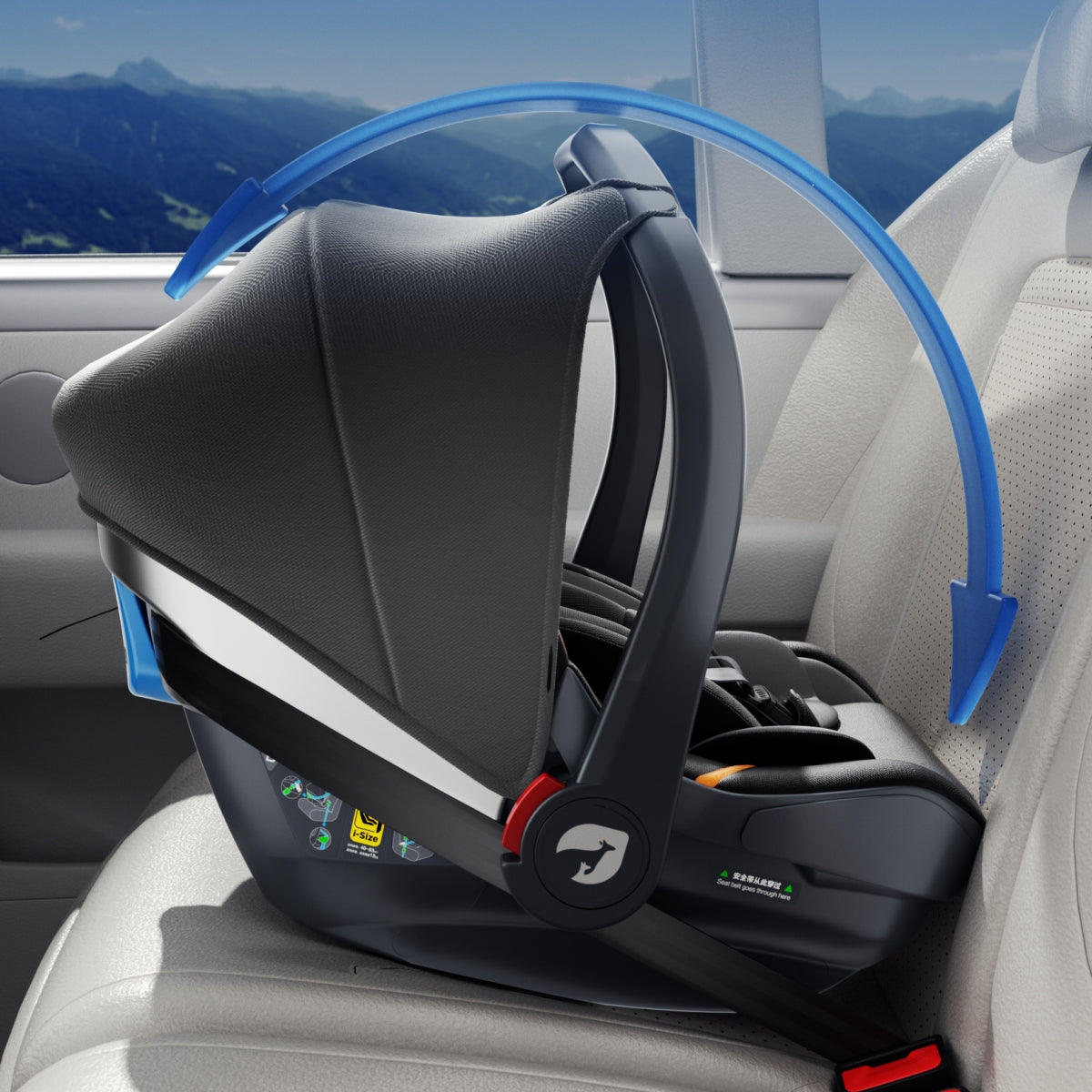 Newborn Safety Carrier Basket