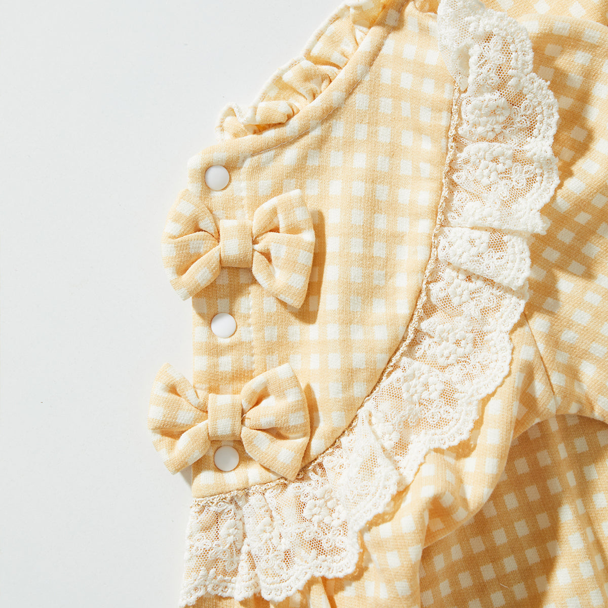 0-12 Months Plaid Fleece Romper