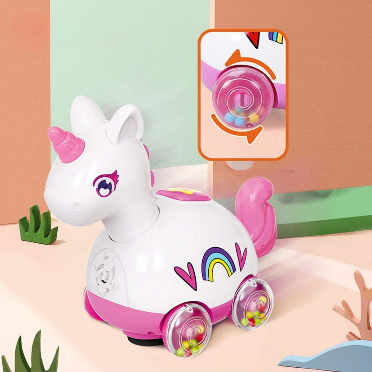 Crawling Guide Electric Toy Car