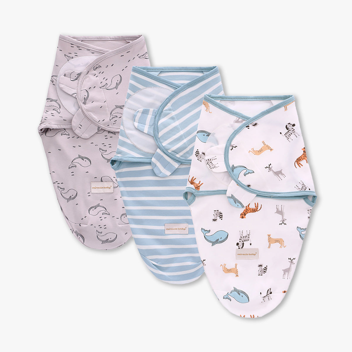 3pcs Swaddling sleeping bag