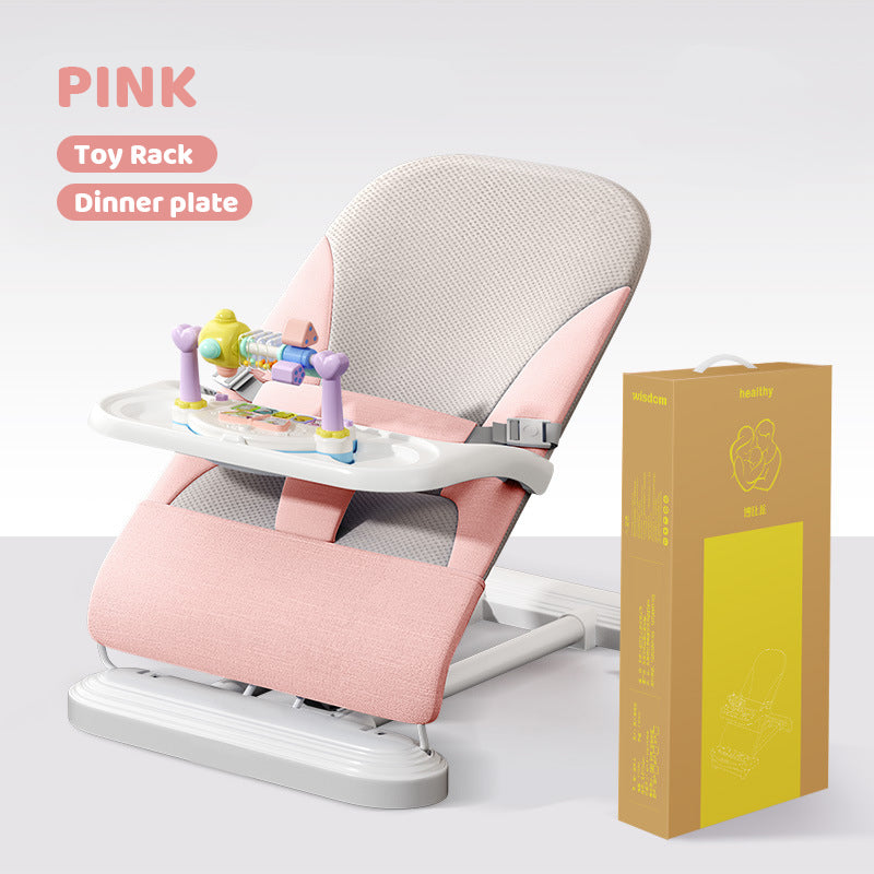 Multifunctional Baby Chair with Rotatable Wheels