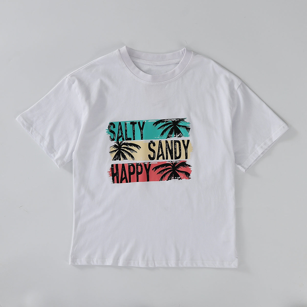 Coconut Tree Print T-Shirt