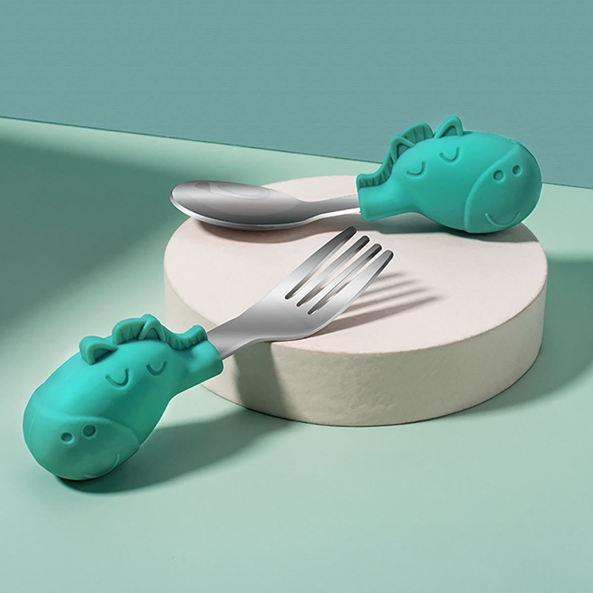 Dinosaur Stainless Steel Scoop