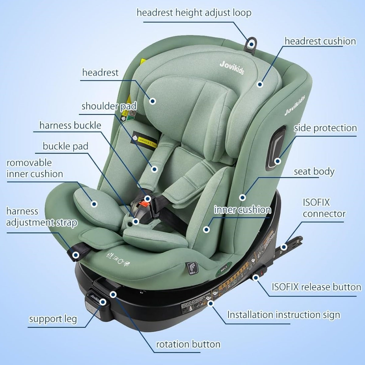 Baby Outdoor travel Safety Seat