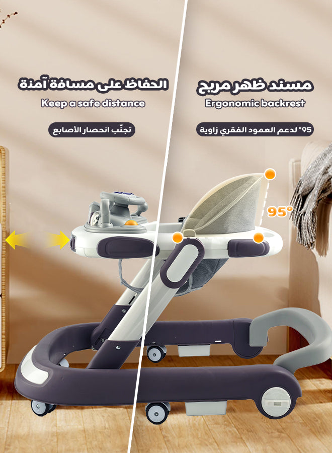 3-in-1 Foldable Baby Walker