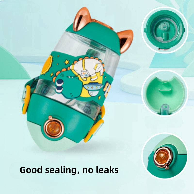400ml Rocket-Shaped Water Bottle for Students