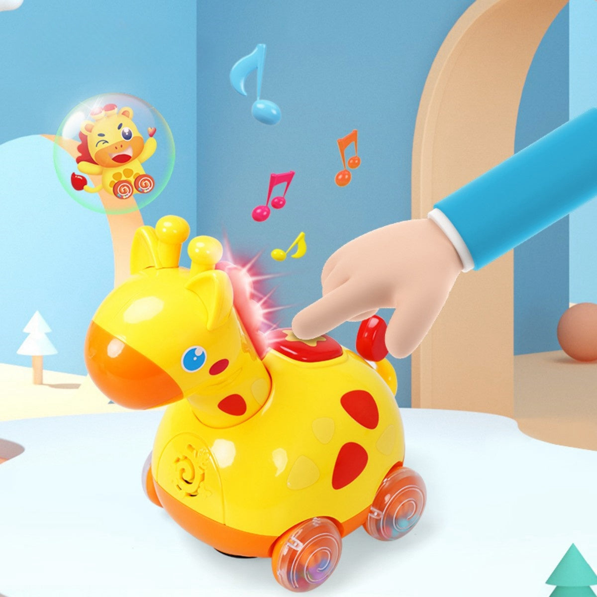 Crawling Guide Electric Toy Car