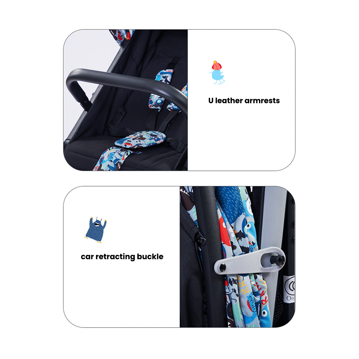 Lightweight Foldable Baby Stroller Sit and Lie Cabin Approved